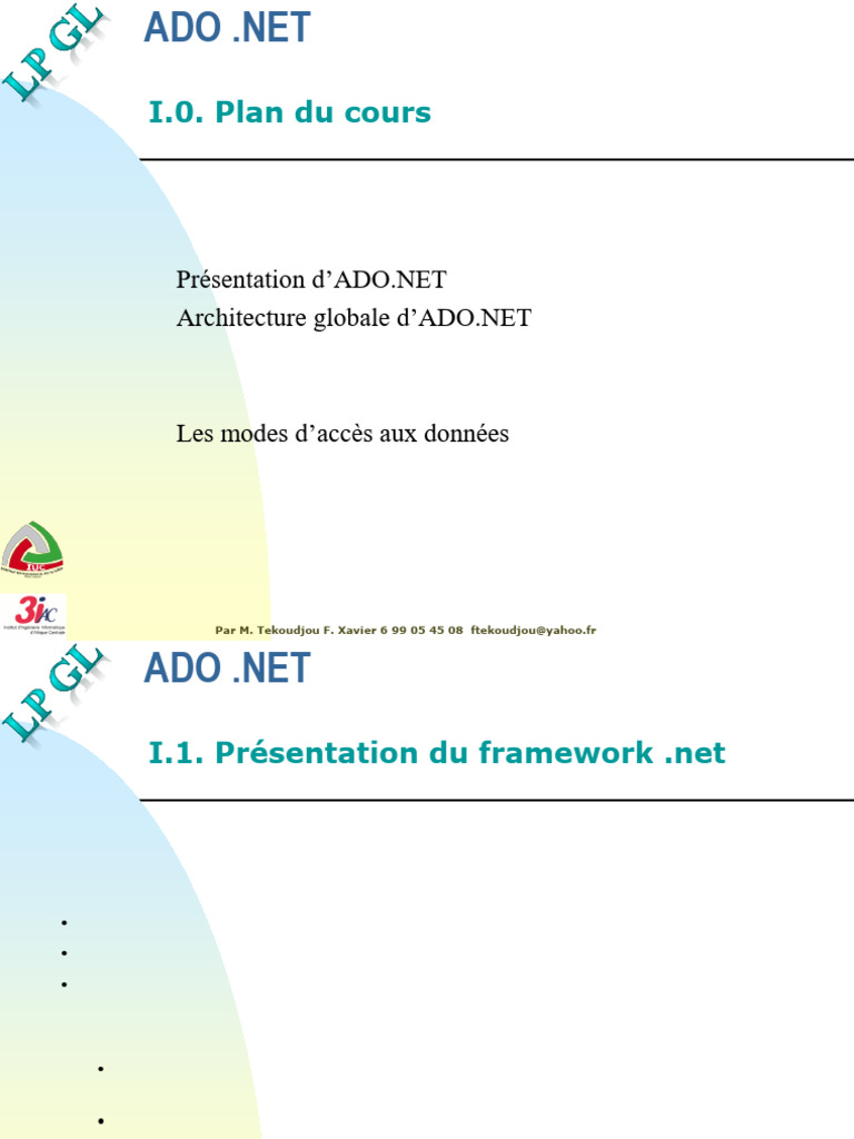 1 Ado Net 2025-2026 | PDF | ActiveX Data Objects | Microsoft SQL Server