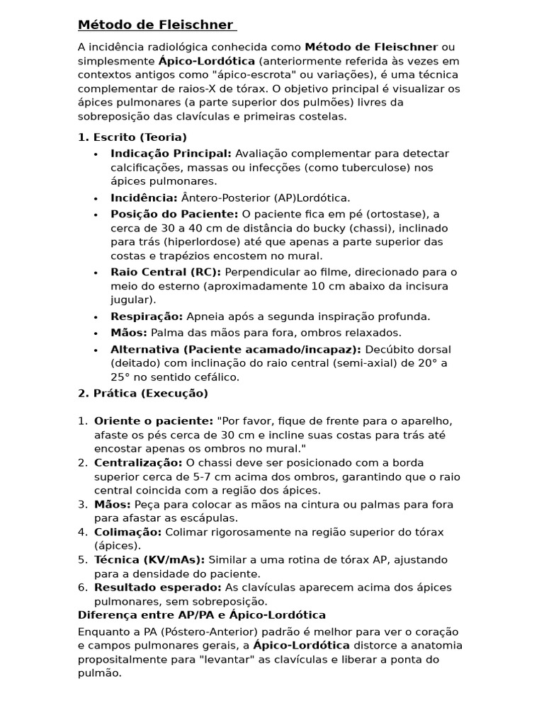 Método de Fleischner | PDF | AVC