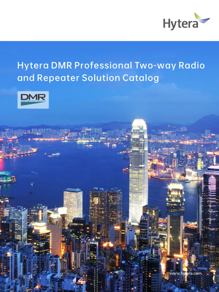 Hytera DMR Professional Two Way Radio and Repeater Solution Catalog ...