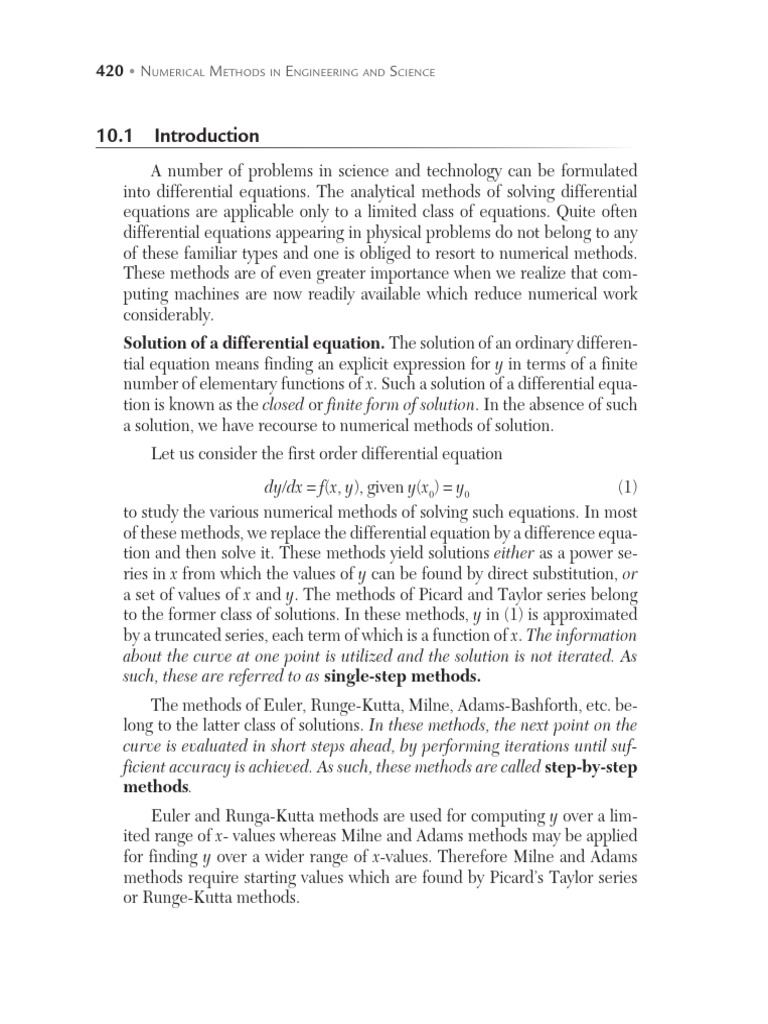 Unit 3 Notes Numerical Methods | PDF | Numerical Analysis | Equations