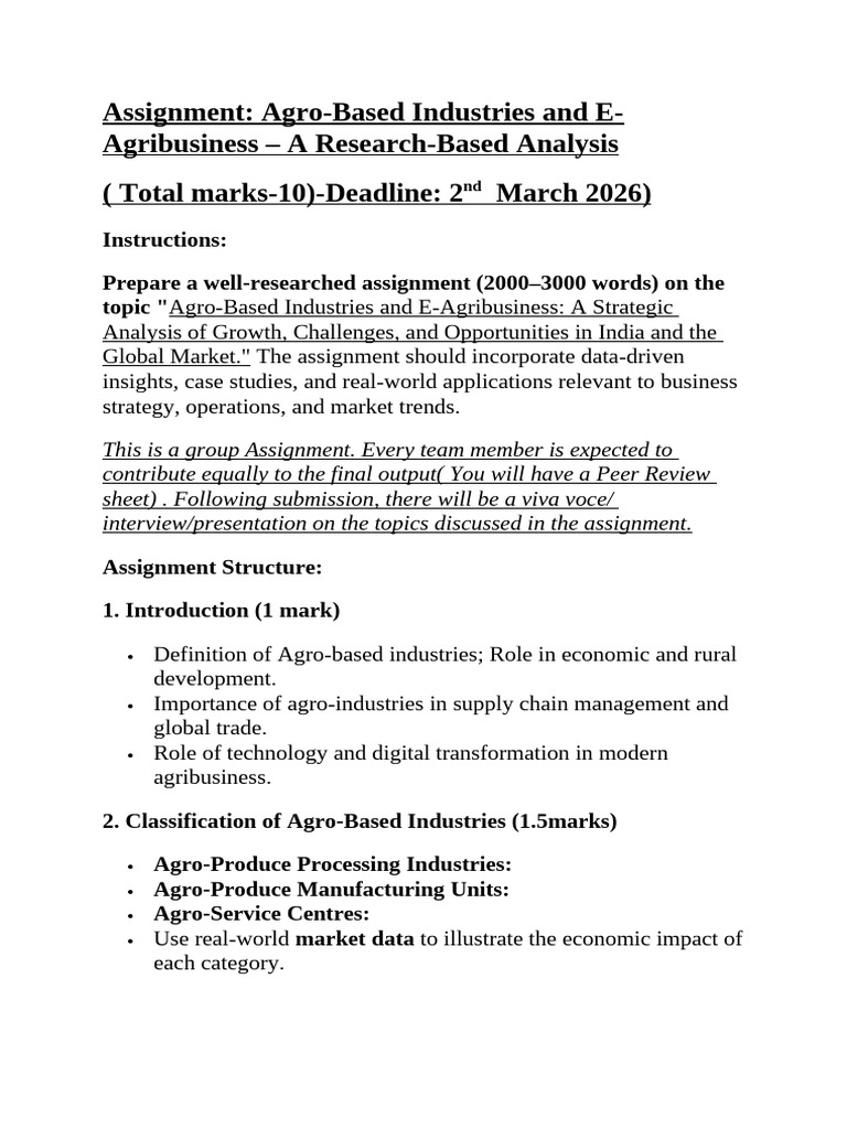 Assignment Block 3 Unit 2 Revised | PDF | Market (Economics) | Business