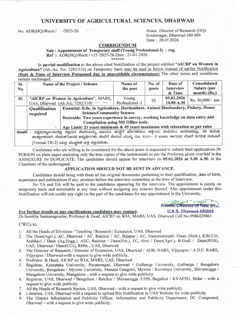 Temp. Notification 30.01.2026 | PDF