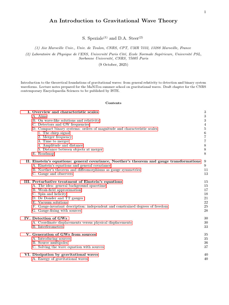 An Introduction To Gravitational Wave Theory | PDF | Gravity | General ...