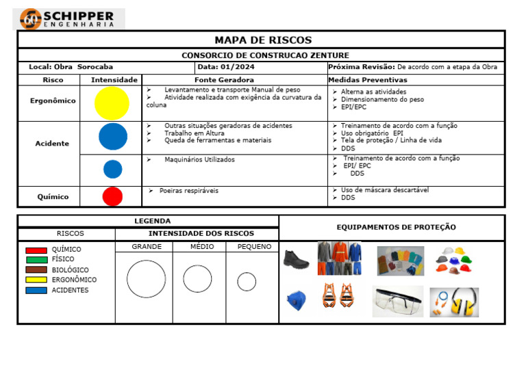 Mapa de Risco Imprimir 10 | PDF