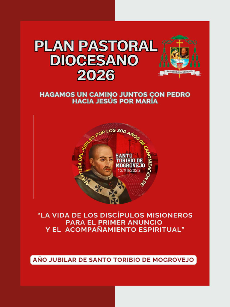 Plan Pastoral Diocesano 2026 - Chiclayo 16enero | PDF | eucaristía ...