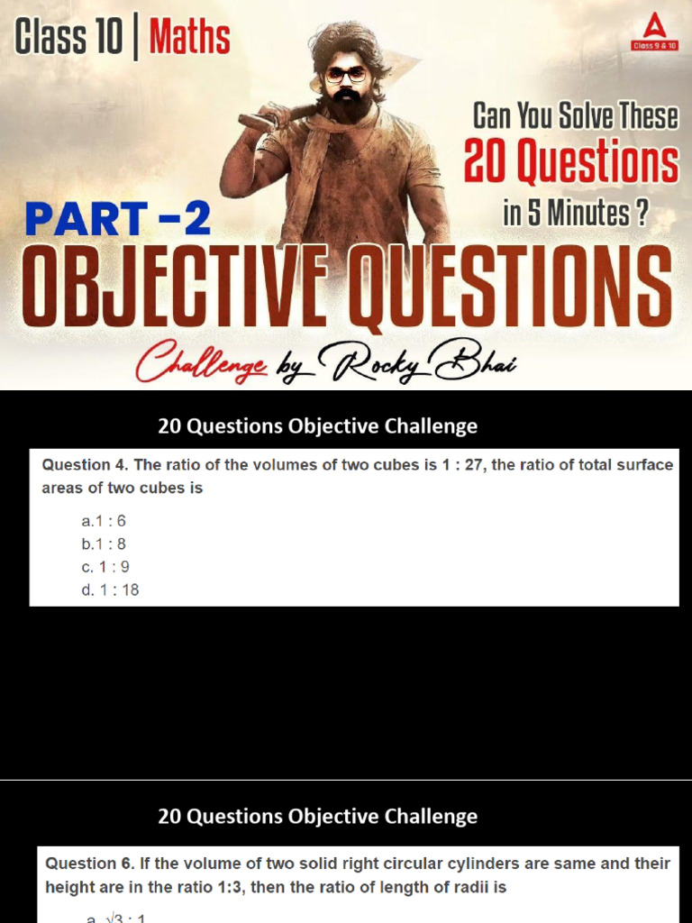 20 MCQs Challenge Part 2 | PDF