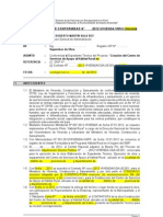 Informe Del Supervisor Sobre CONFORMIDAD Exp - Tecnico