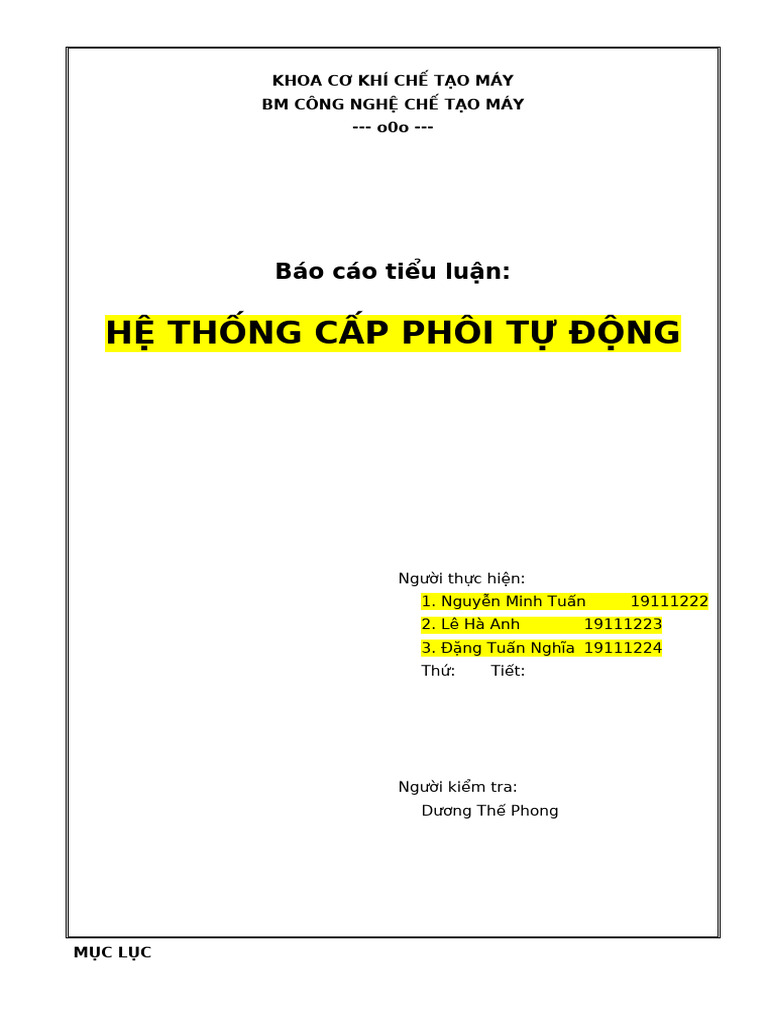 Project Format | PDF