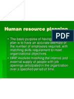 Human Resource Planning