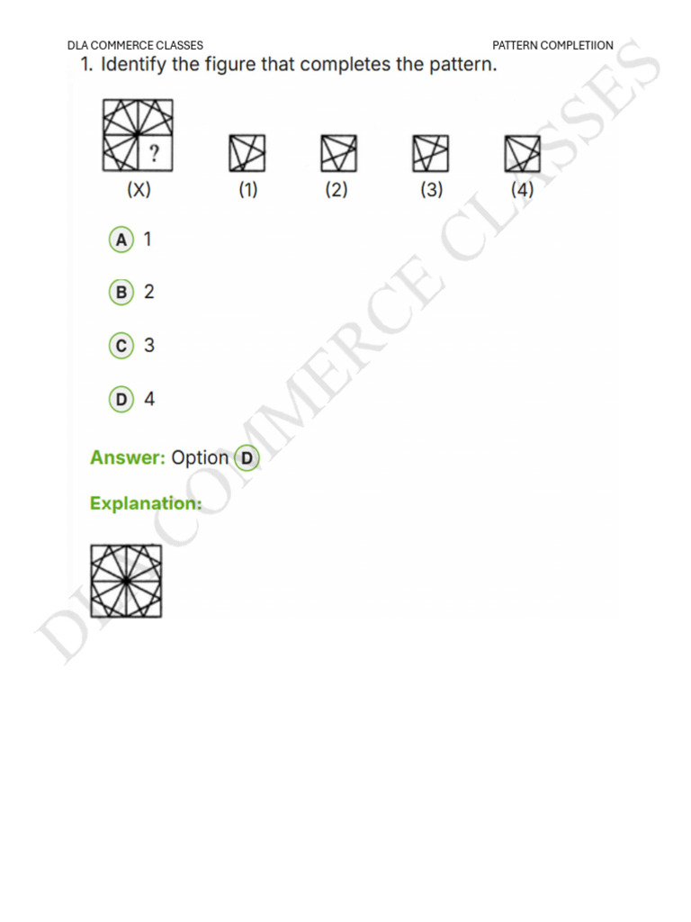 Pattern Completion | PDF