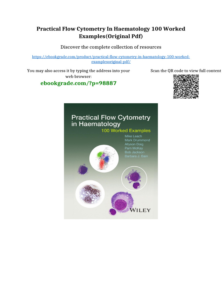 Practical Flow Cytometry in Haematology 100 Worked Examples (Original ...