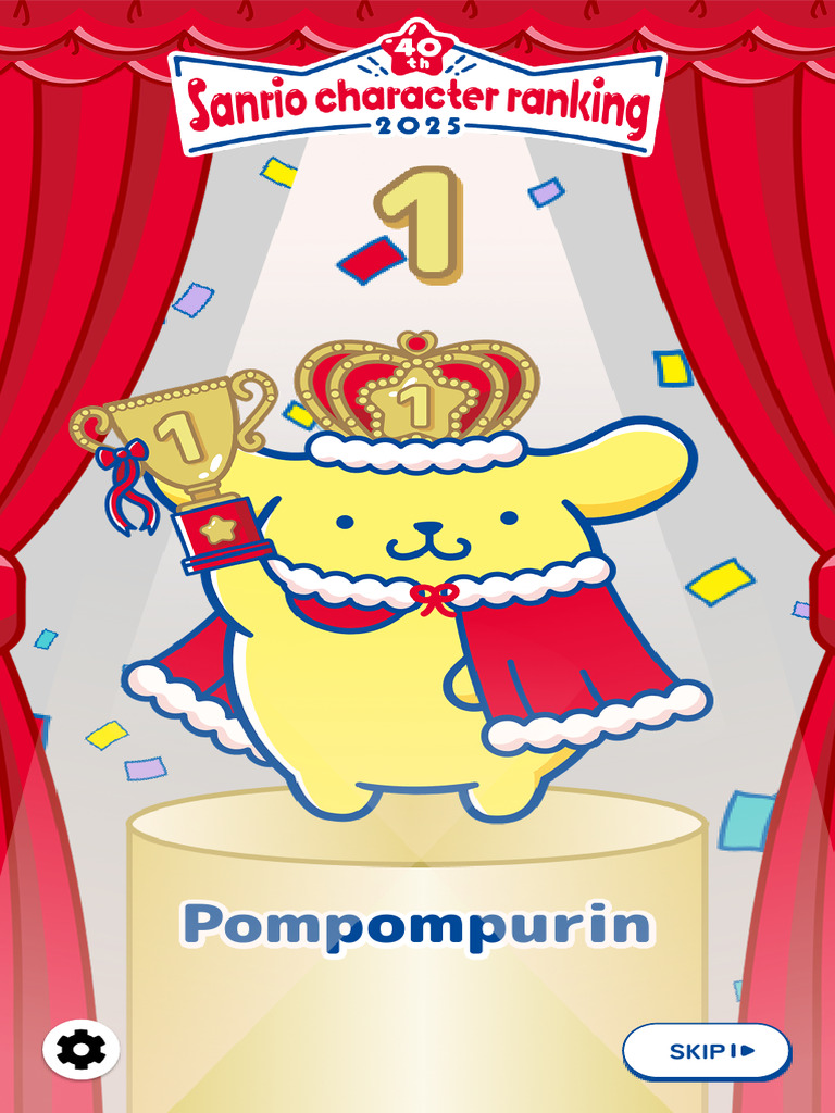 Final Results 2025 Sanrio Character Ranking Official Website | PDF