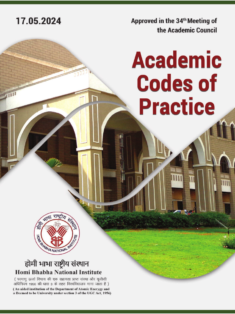 Codes of Practice | PDF | Thesis | Doctor Of Philosophy