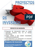 1) Proyectos de Inversión