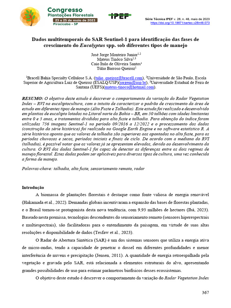 Ipef Sertec 48 073 | PDF | Biomassa | Geociências