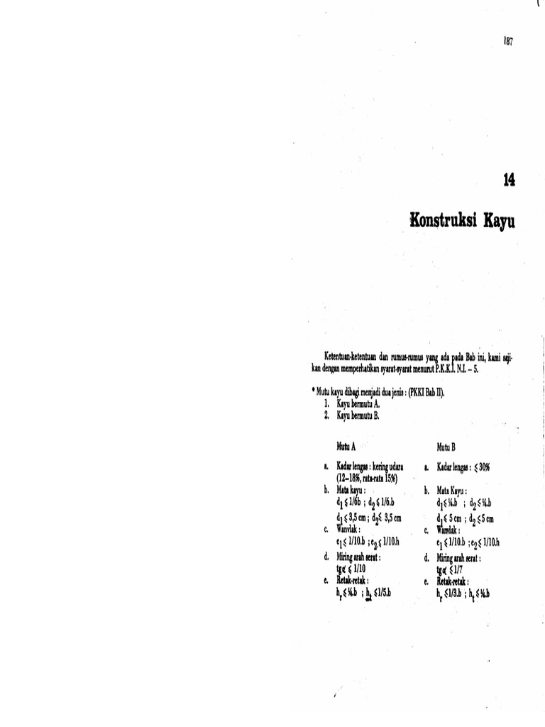 Resume Teknik Sipil - Kons Kayu | PDF