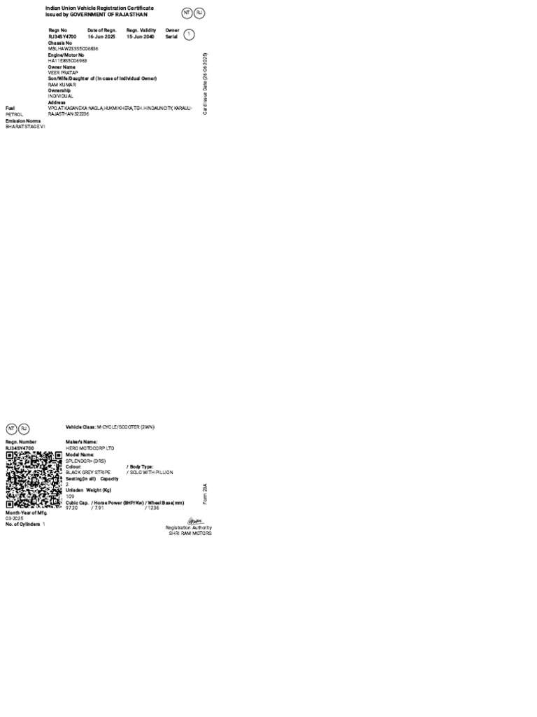 Vahan - Parivahan.gov - in Vahanservice Vahan Ui Onlineservice Form ...