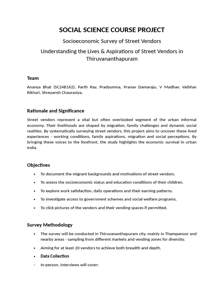 Social Science Course Project | PDF | Methodology | Human Migration