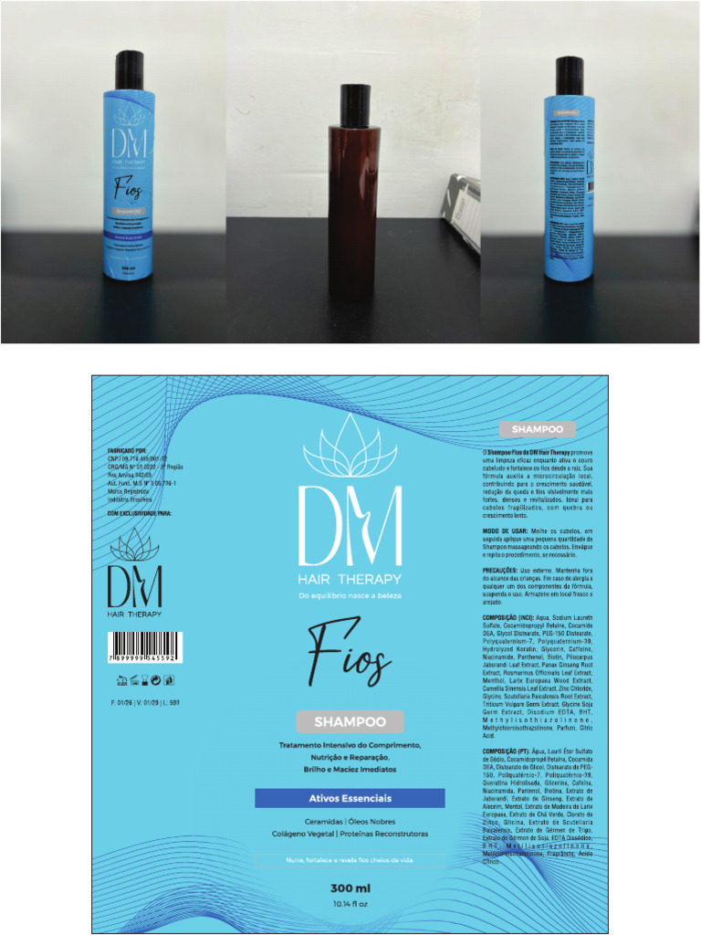 Dm Hair Shampoo Fios | PDF