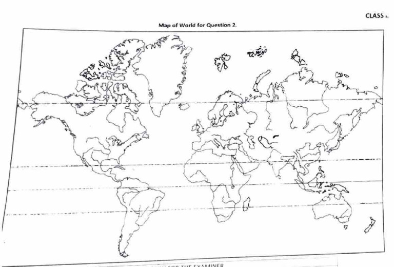 Blank River Map of The World | PDF