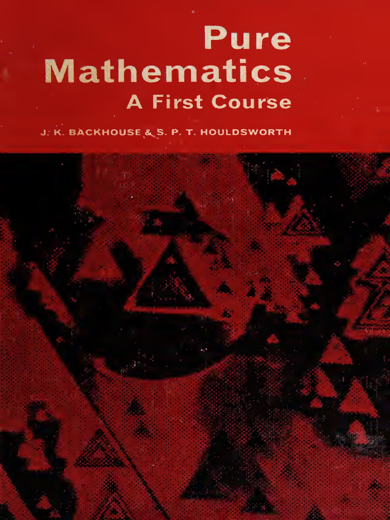 Pure Mathematics-A First Course | PDF | Trigonometric Functions | Line ...