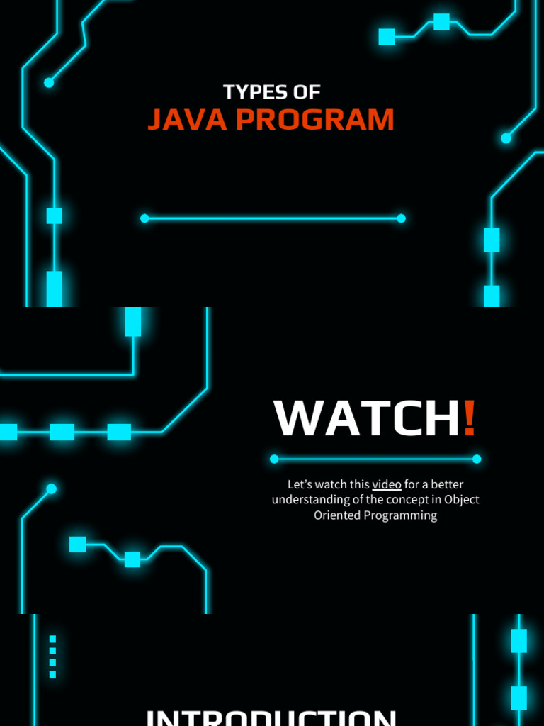 Types of Programs in JAVA-MU | PDF