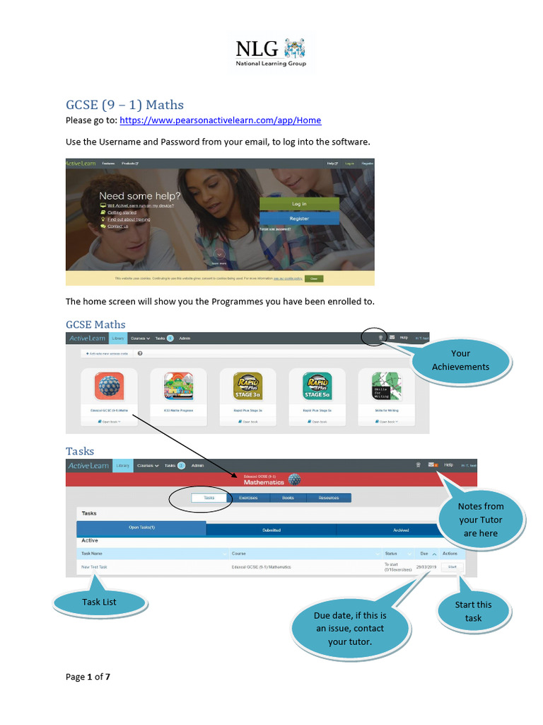 GCSE 9 To 1 Maths Instructions | PDF
