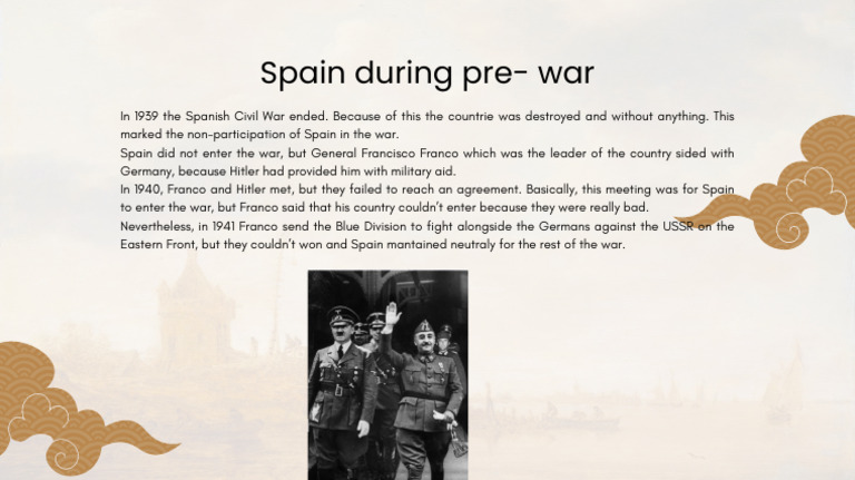 Spain During The Pre-World War II | PDF