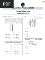 20 JEE Main PYQs on Current Electricity | PDF | Resistor | Electrical ...
