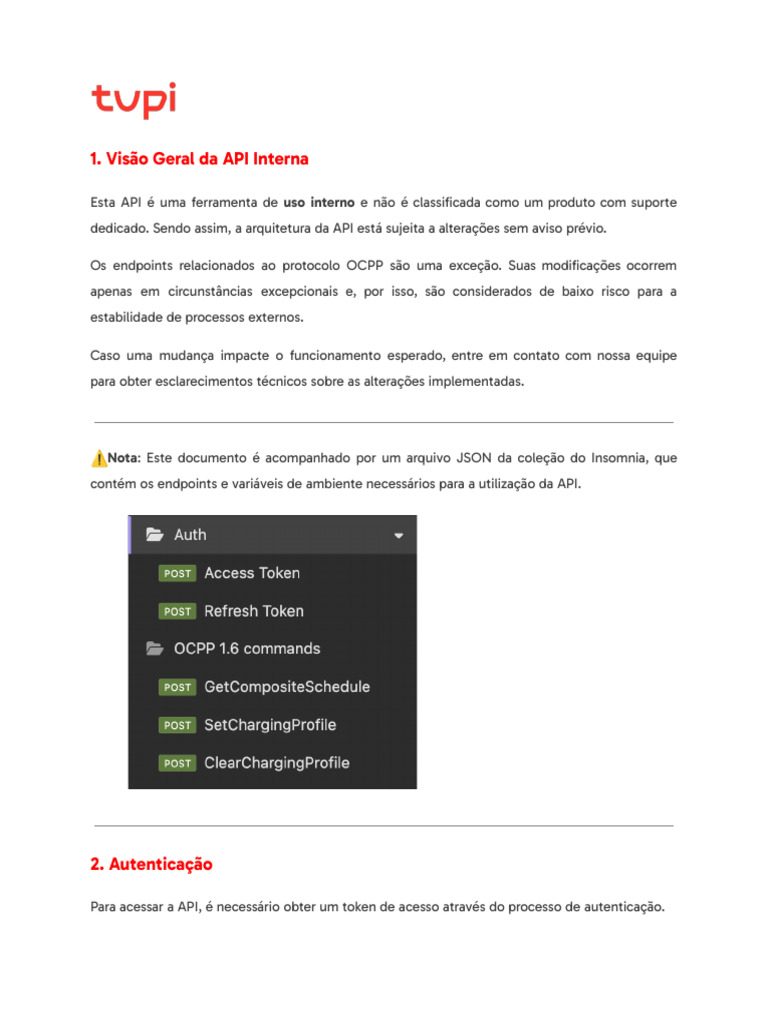 Acesso À API Interna Tupi | PDF | Informática | Engenharia de Software