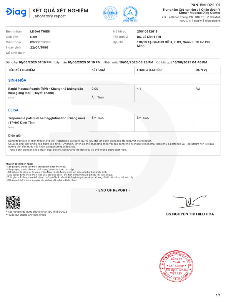 Doctor Report (VI) | PDF