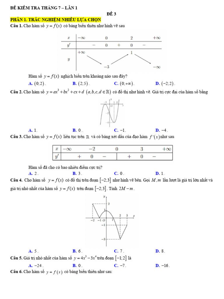 KT 12 - Lan 1-De 3 | PDF