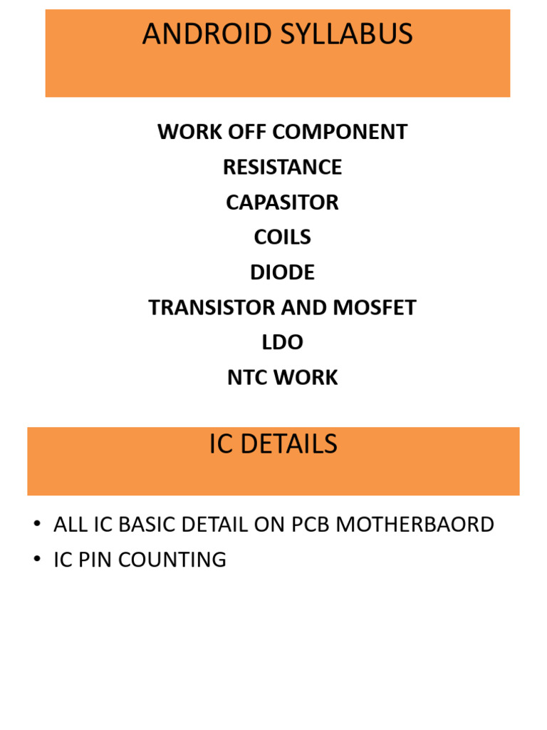Android Syllabus | PDF