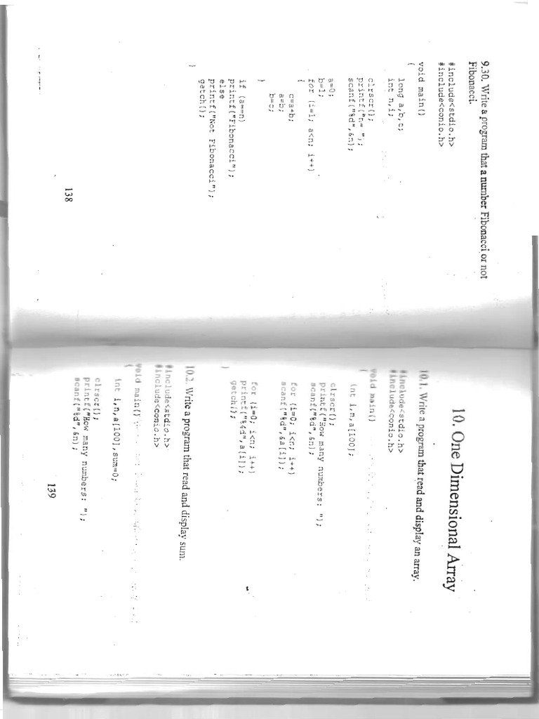 Assignment 6 (1-D Array) | PDF