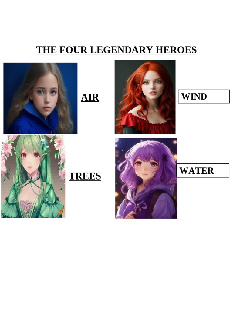 The Four Legendary Heroes | PDF