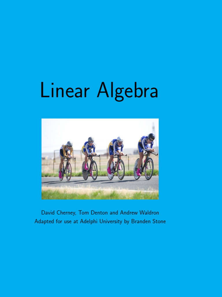 Linear Book | PDF | Matrix (Mathematics) | Vector Space