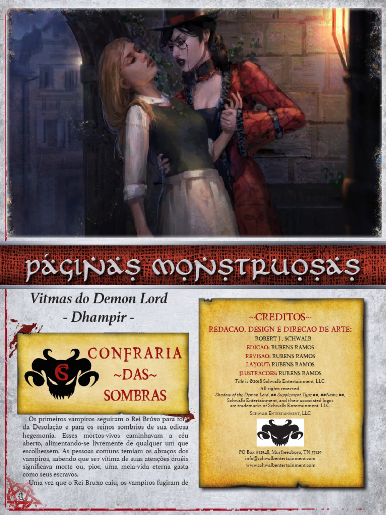 LT Ancestralidades Dhampir | PDF | Vampiros | Vida