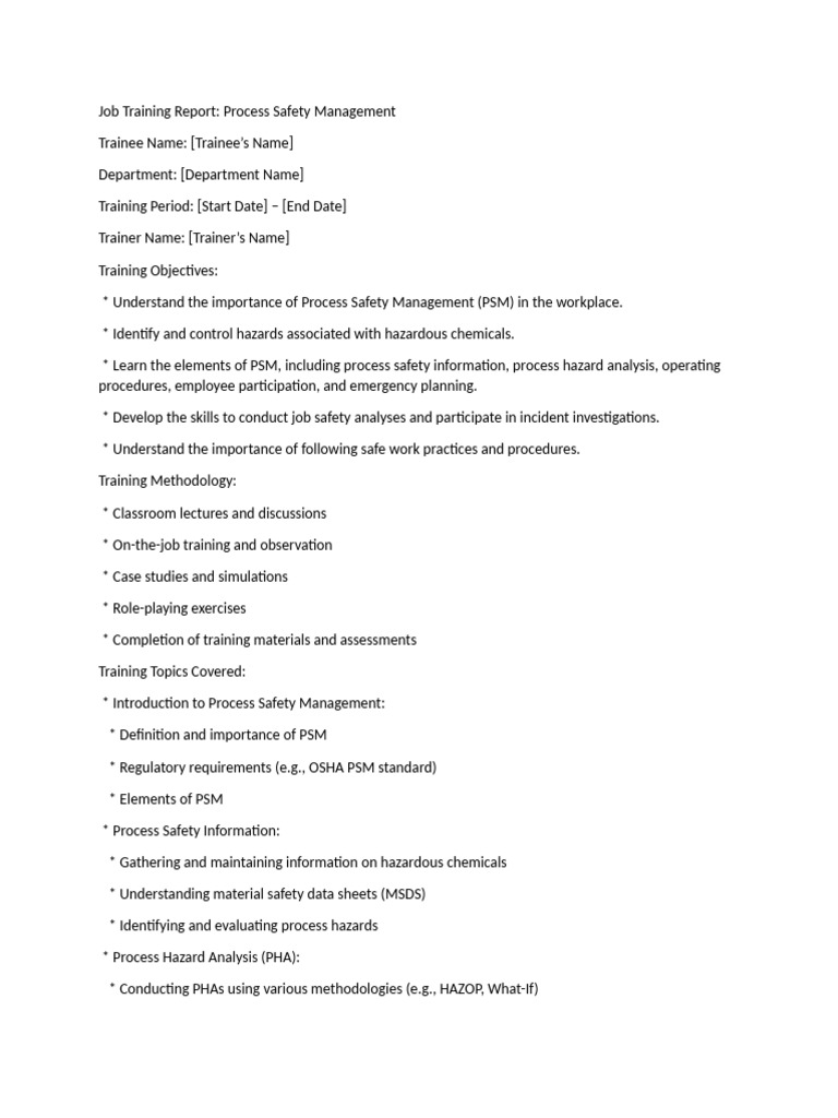 Process Safety | PDF | Safety | Occupational Safety And Health