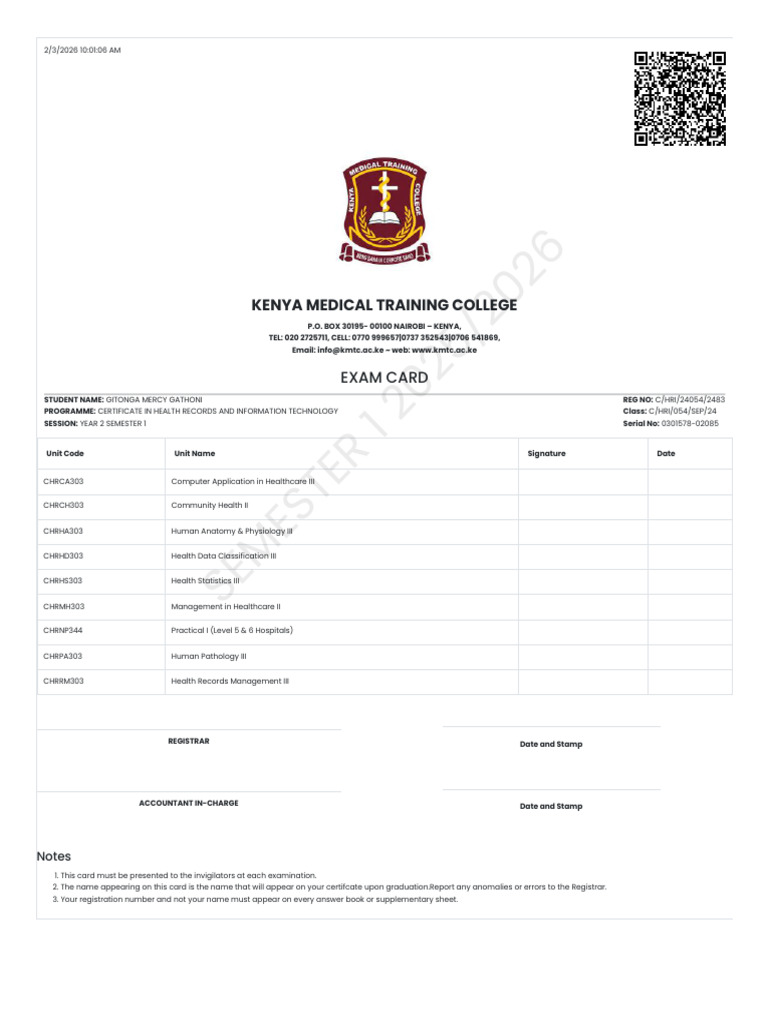 Kenya Medical Training College | PDF | Health Care