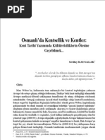 Osmanlıda Kentsellik Ve Kentler, Sevilay