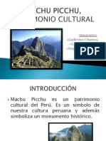 Machu Picchu, Patrimonio Cultural