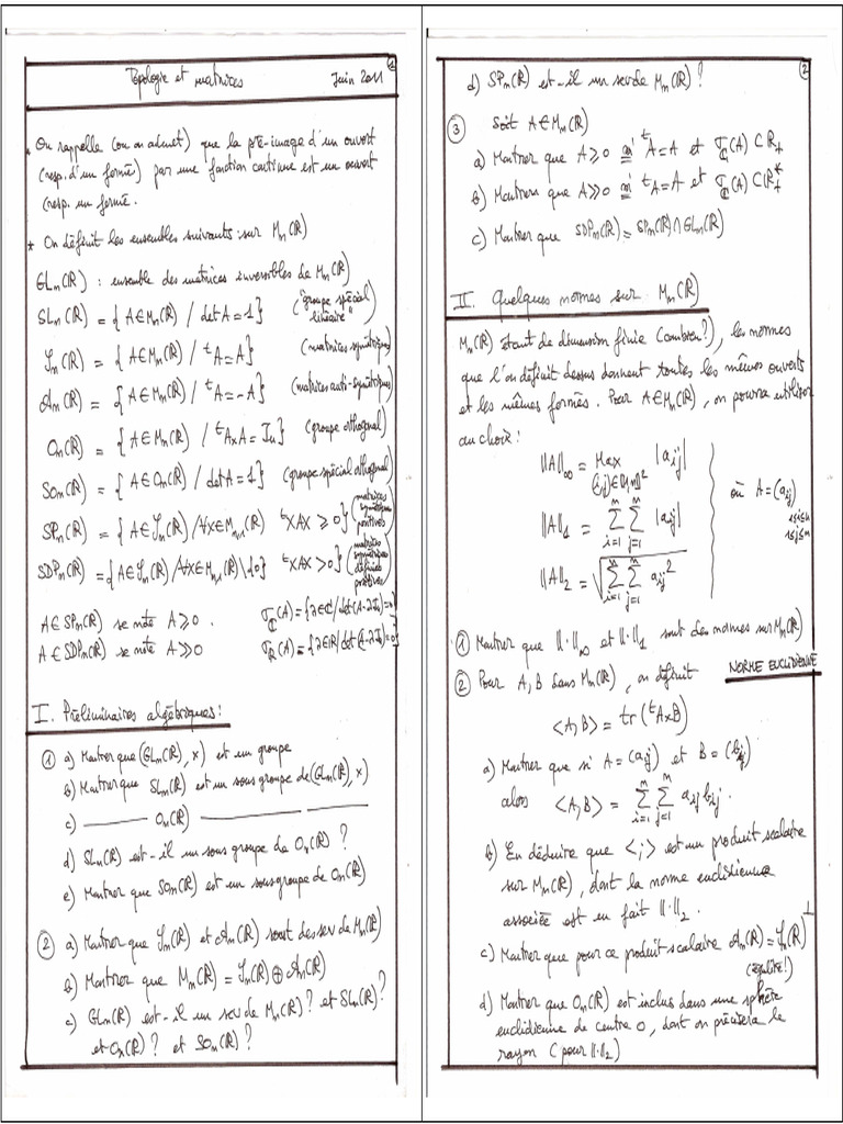 Toplogie Matrices | PDF