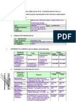 FICHA RESUMEN CV - Ingeniero Proyectista