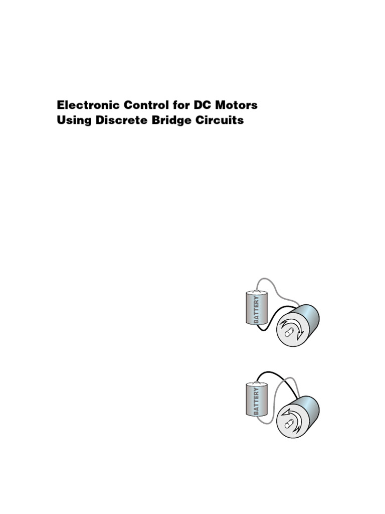 Electronic Control for DC Motors | PDF | Relay | Switch