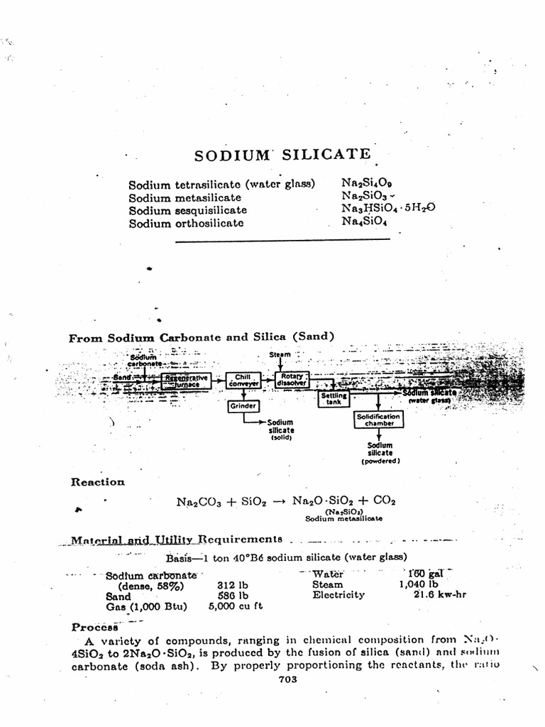 Keyes Sodium Silicate | PDF