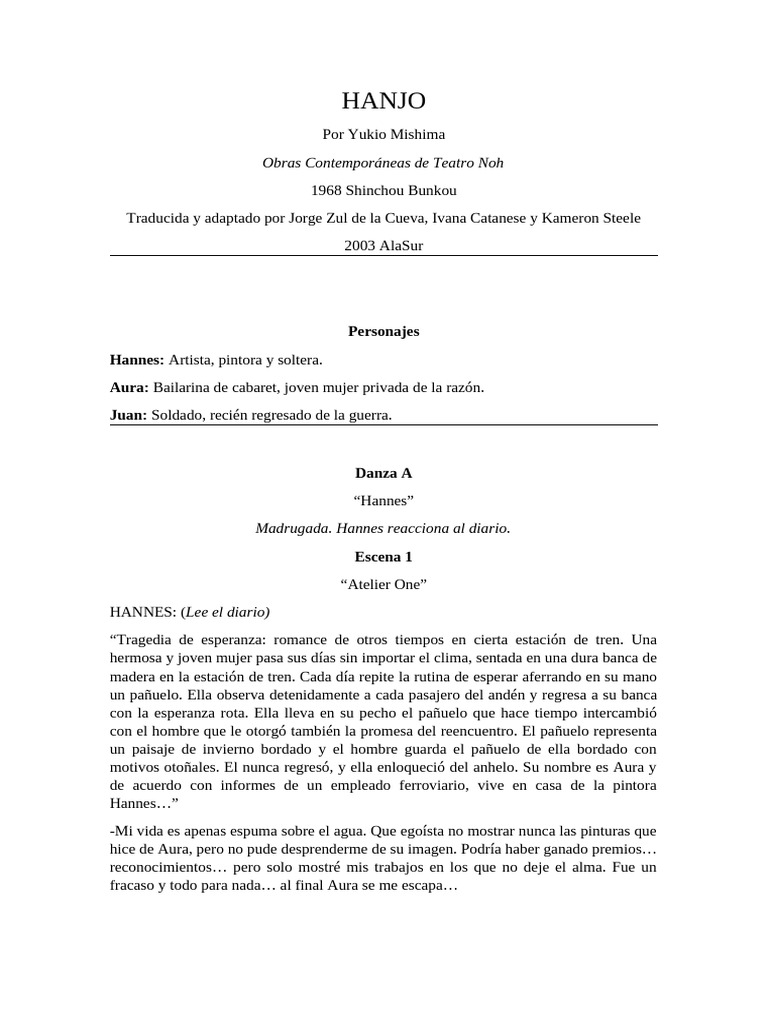 Hanjo | PDF | Amor