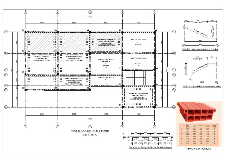 LN10 & 11 Floor Plan - Demonstration For Slab Design | PDF ...