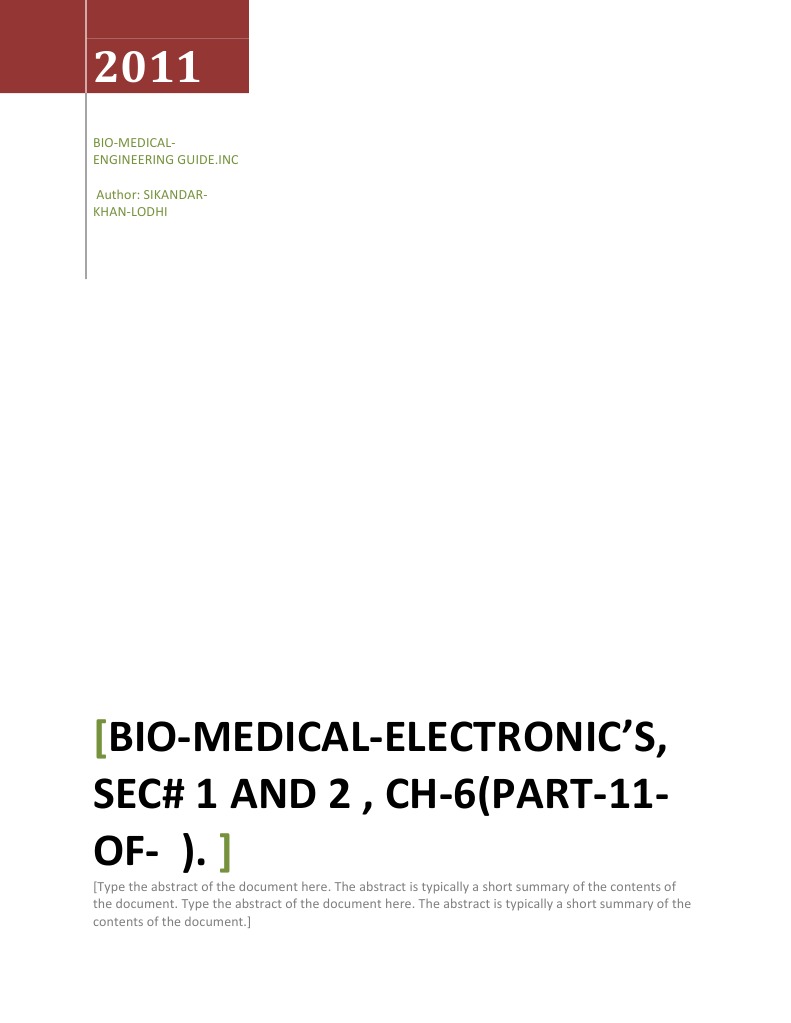 Biomedical Engineering Guide Overview | PDF | Technology & Engineering