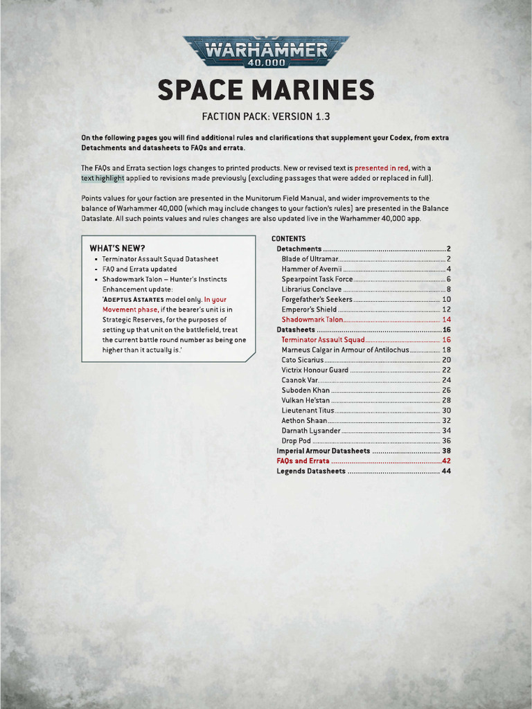 Codex Space Marines | PDF