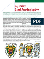 Znak Finančnej Správy A Slávnostný Znak Finančnej Správy (Colné Aktuality Č. 3 - 4/2012)